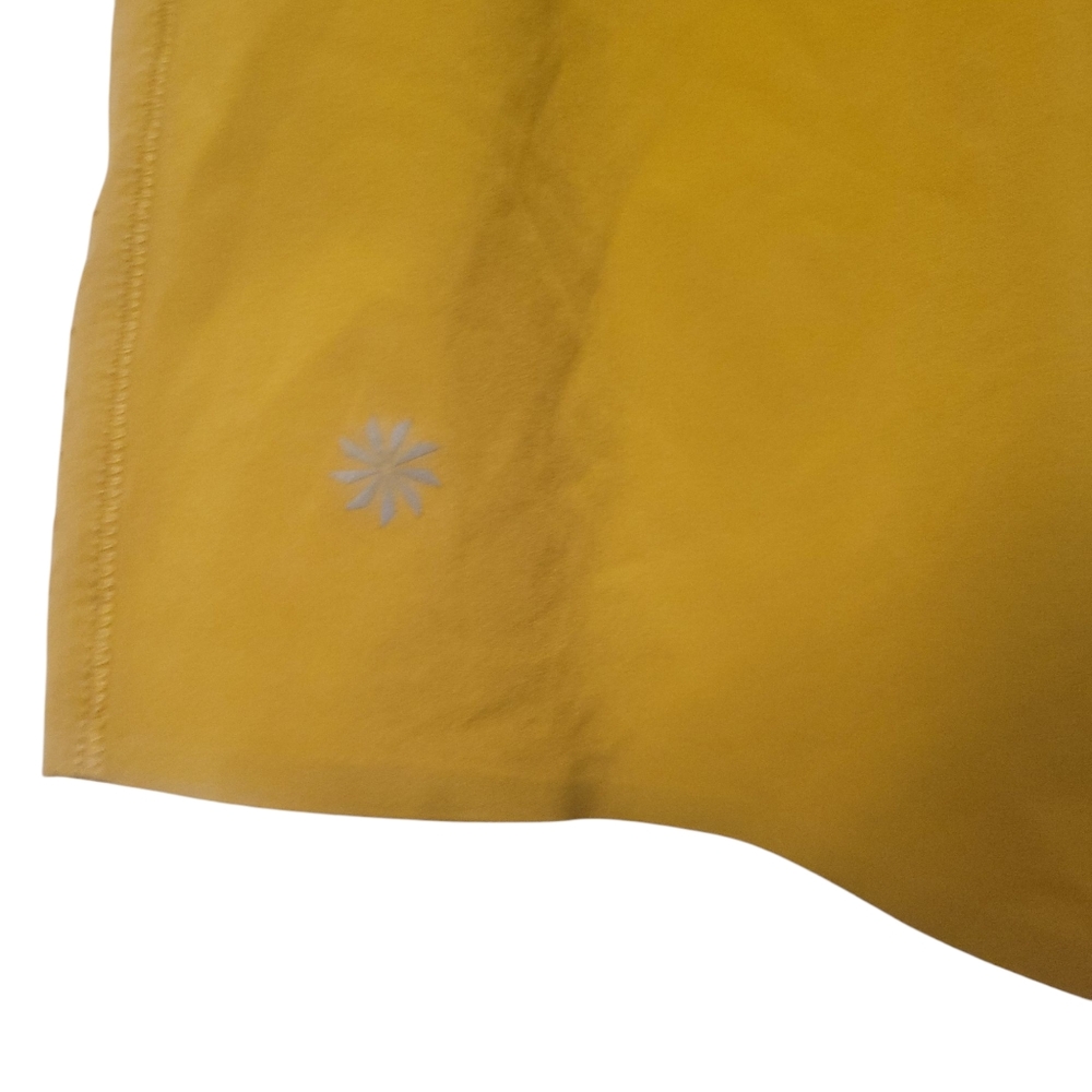 Athleta Hustle 3 Short 1X Yellow Running Athletic Elastic Waist Active EUC - Picture 6 of 7